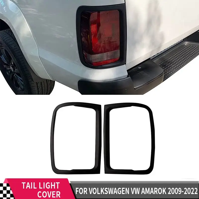 

Tail Rear Light Cover Trim to suit for Volkswagen VW Amarok 2009-2022 Matte Black