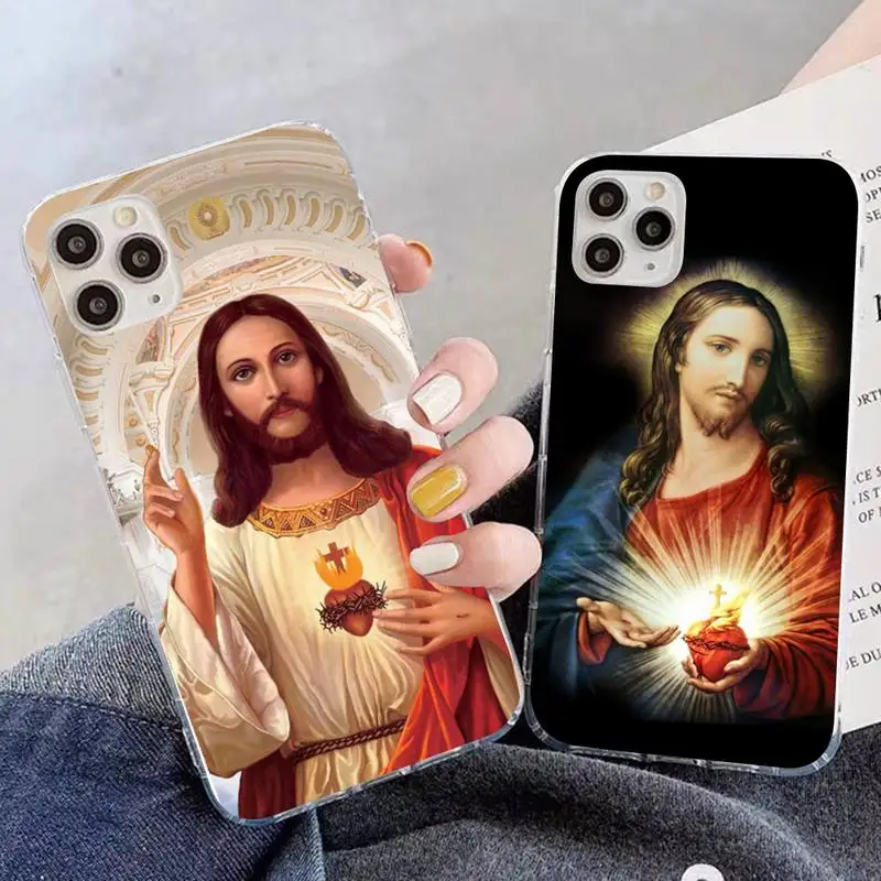 

Jesus Christ Phone Case for iPhone 11 12 13 Mini Pro Max 8 7 6 6S Plus X 5 SE 2020 XR XS Case shell