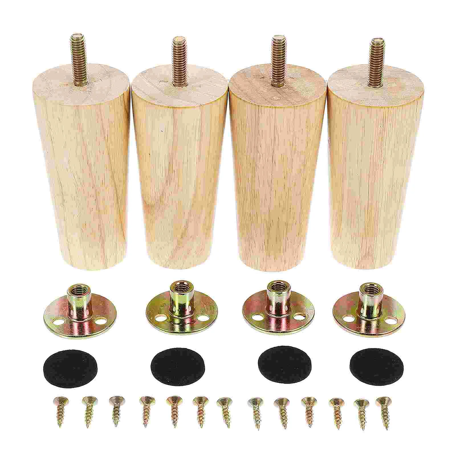 

4 Sets Furniture Leg Sturdy Durable High Grade Prime Table Leg Accessories Parts for Chair Furniture