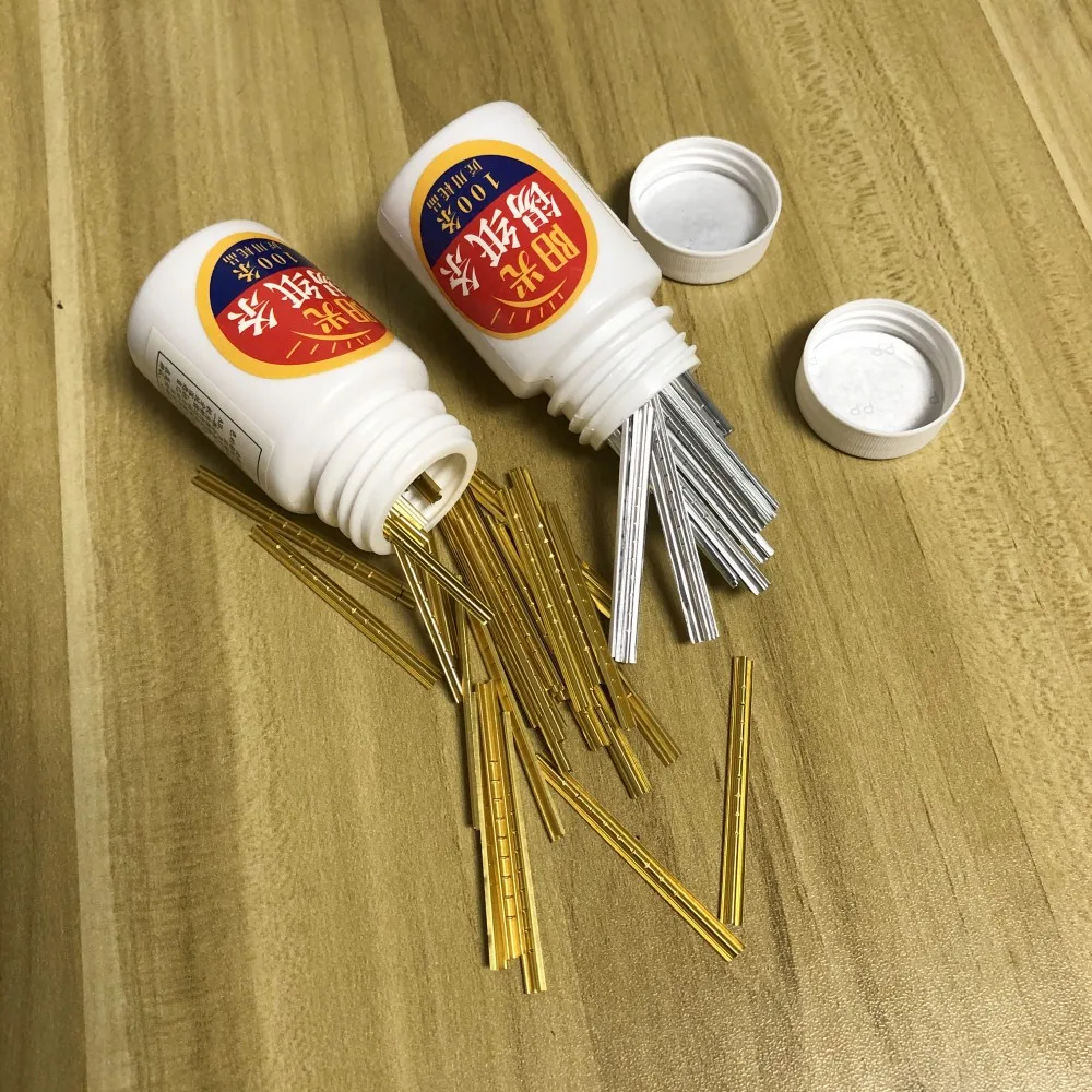 

100 Упаковок Полосок Из Золотой И Серебряной Фольги Для Ключей И Слесарных Инструментов