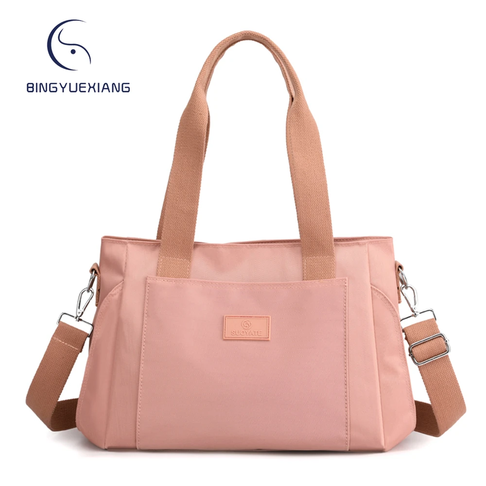 

Multifunctional Design 2022 New Women's Handbags Solid Color Designer Fashion High Quality Nylon Ladies Shoulder Messenger Bag