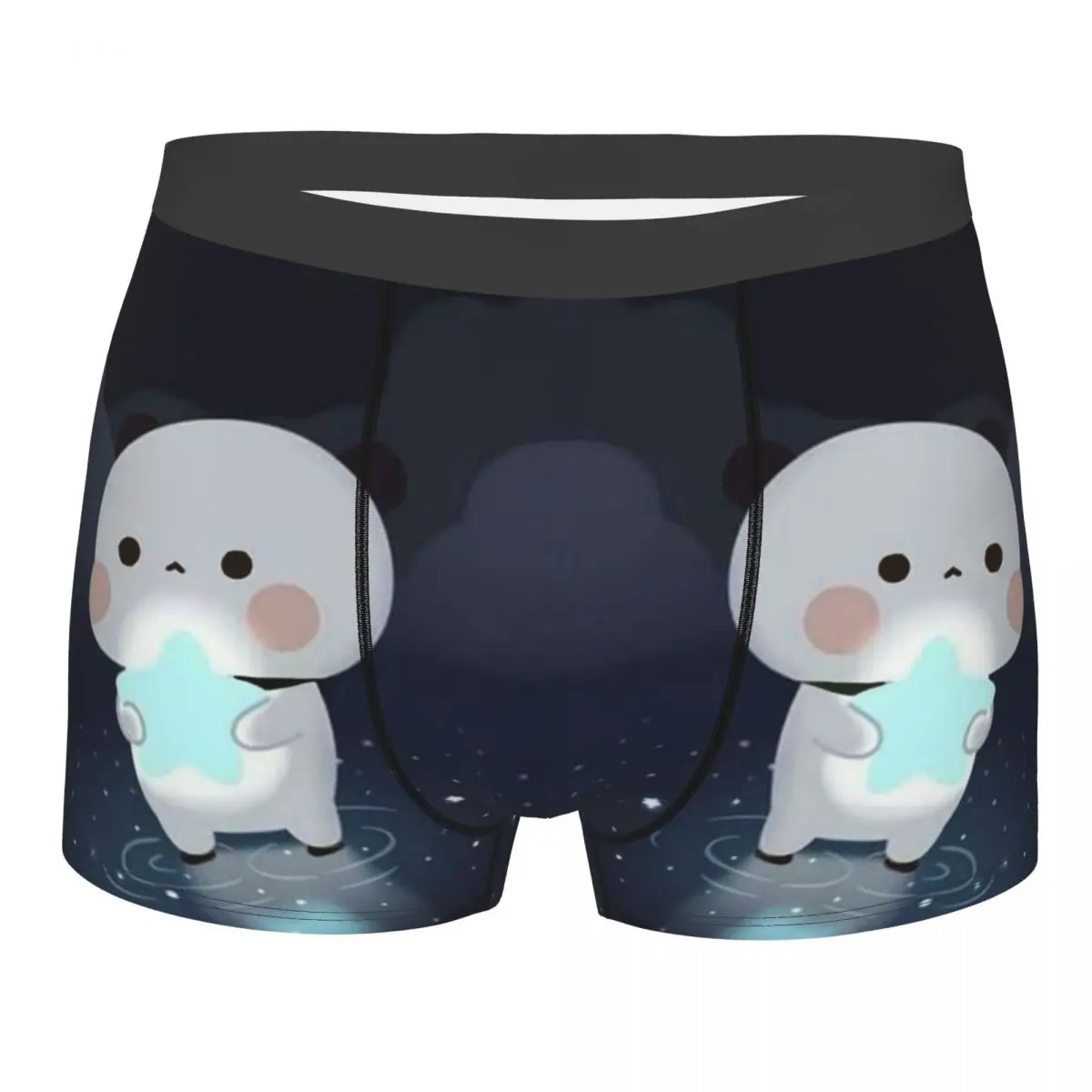 

Мужское нижнее белье с милой пандой и коричневым медведем, персиковые боксеры с кошкой, женские забавные Трусы из полиэстера для мужчин