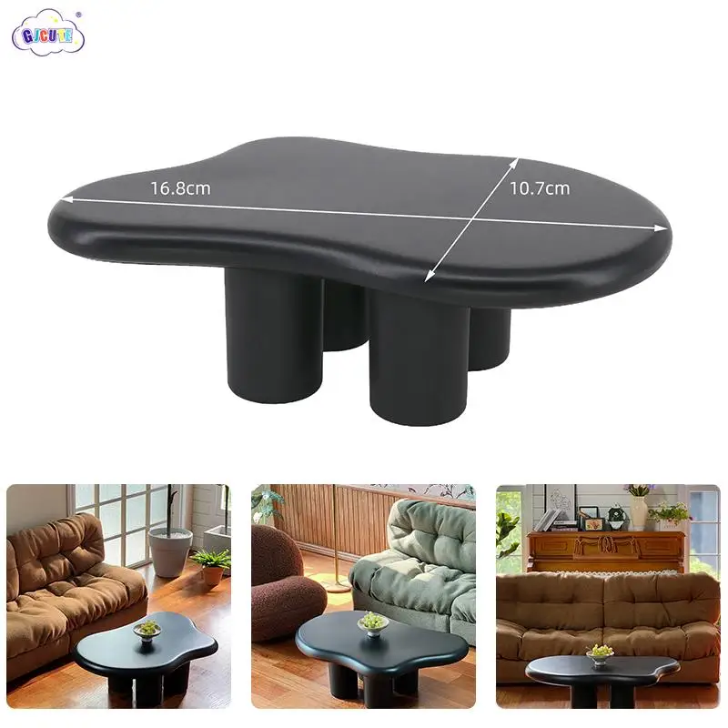 

Мини-игрушка в масштабе 1:6 для гостиной, аксессуары для кукольного домика, боковой стол для детей, игрушка случайного цвета