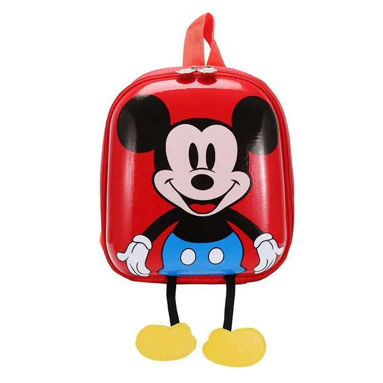 Kindergarten Baby Disney Schoolbag Fashion Kids Backpack Cute Cartoon Mickey Small School Bag Boys And Girls Hardshell Bags images - 6