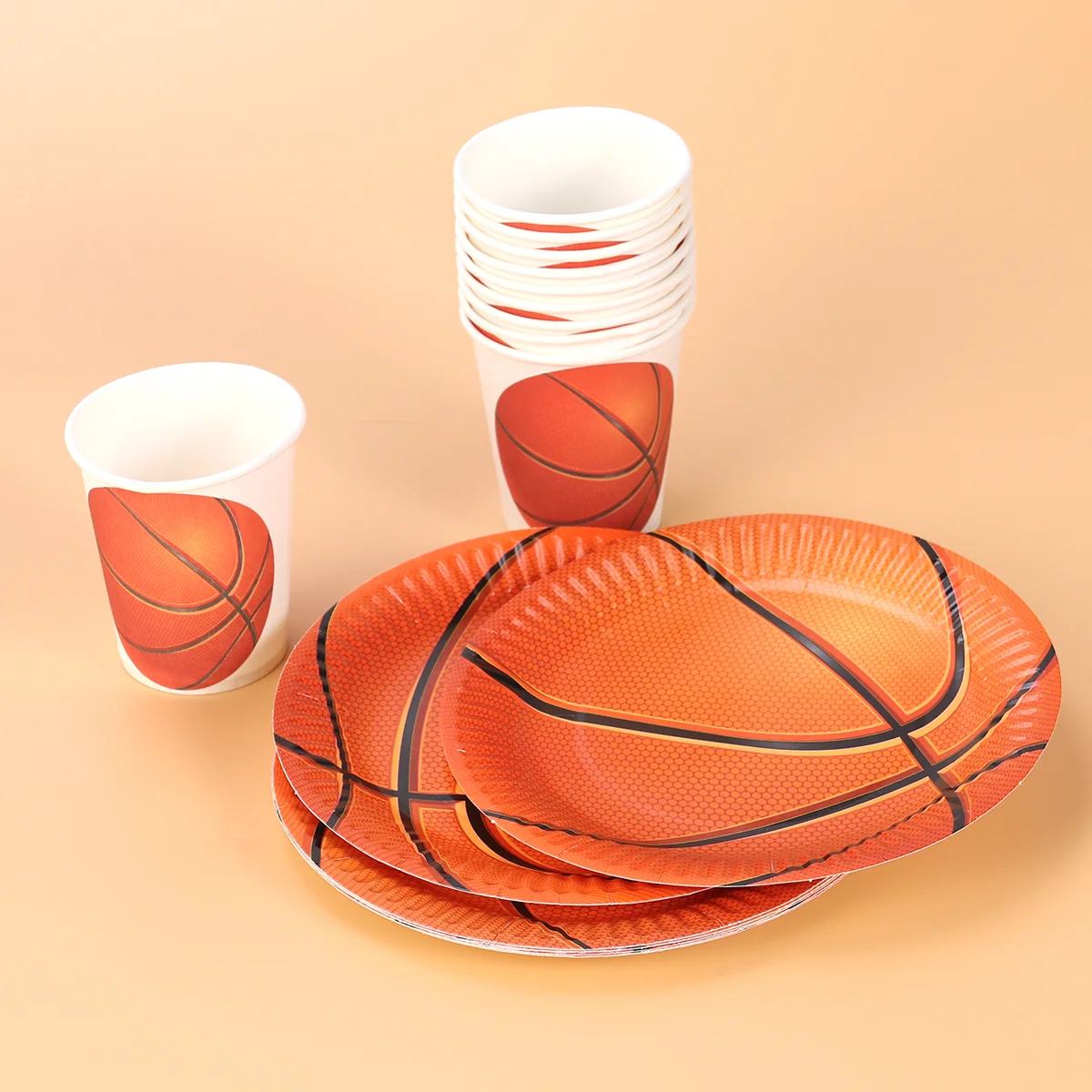 

40PCS Basketball Paper Cups Party Supplies Paper Paper Party Tableware Basketball Paper