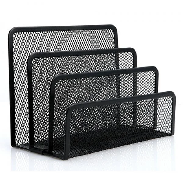 

Organizer Black Letter Business Office File Holder Office Organizer Document Mesh Mail Holder Magazine Organizer Tray Desk Desk