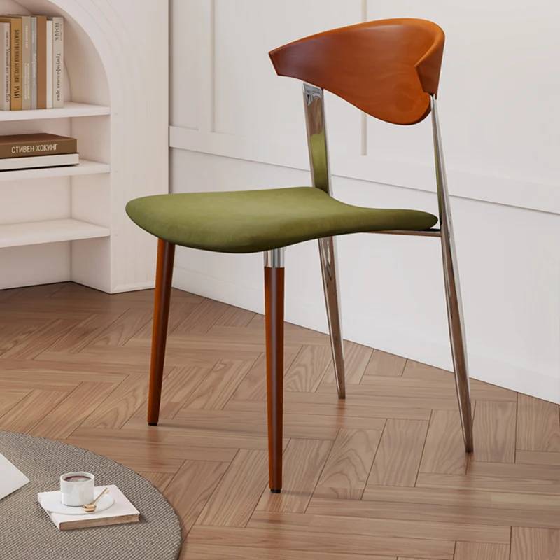 

Дизайнерские удобные обеденные стулья, деревянные комнатные стулья для библиотеки, минималистичные стулья для спальни, стульев, столовой, домашняя мебель