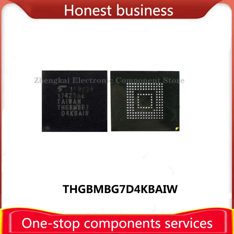 THGBMBG7D4KBAIW 16G 100% рабочий 100% качество eMMC BGA 16 Гб THGBMBG7 чип мобильный телефон Жесткий THGBMFG7C2LBAIW