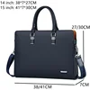 MOTAORA High Quality Leather Men Shoulder Bags Male Handbags For Macbook HP DELL 14 15.6 Inch Laptop Work Bag Business Briefcase 3