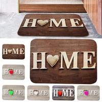 letter print doormats rectangle non slip flannel door mat bedroom kitchen entrance floor mat doormats 2021 door mat balcony mats