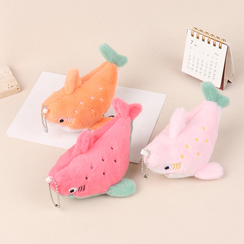 1 х мультяшный фрукт Акула плюшевая игрушка арбуз оранжевая искусственная мягкая