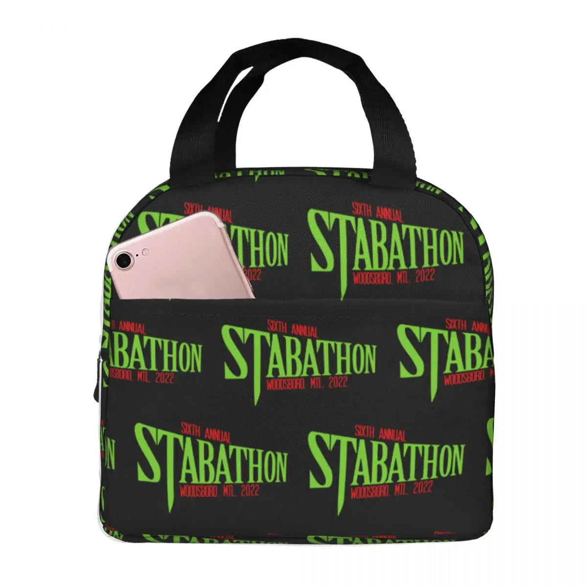 

Lunch Bags SCREAM VI Stabathon Logo Scream 6 Insulated Thermal Cooler Bags Portable Picnic Stab Movie Oxford Lunch Box Handbags