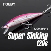 noeby 155mm 52g long casting super sinking minnow fishing lures wobbler artificial hard baits nbl9477