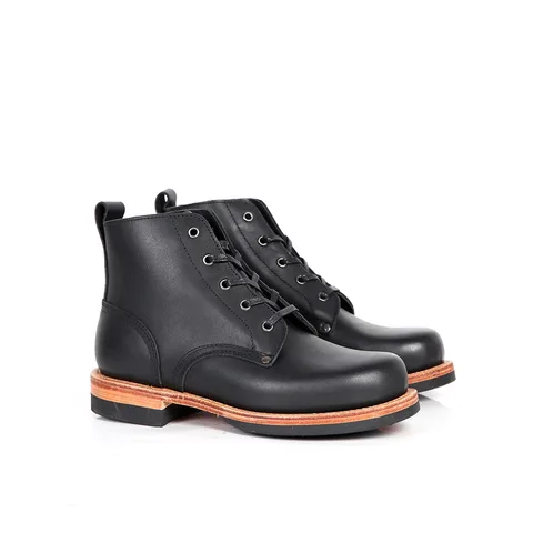 Кожаные высокие кеды Goodyear ручной работы на шнуровке, повседневные мужские короткие ботинки Goodyear-Welding