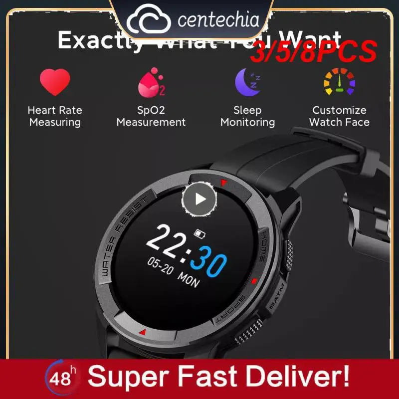

3/5/8PCS Spo2 Heart Rate Monitor Fitness Bracelet Heart Rate Monitor Mibro X1 Smart Watch 60 Days Battery Life Global Version