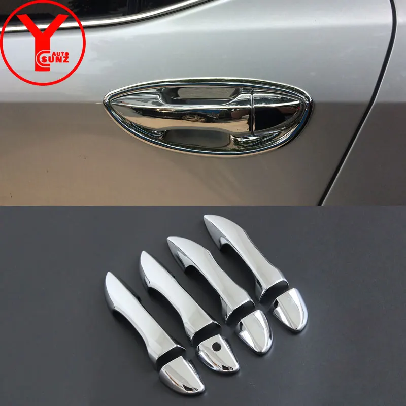 

Car Door Handle Cover For Toyota Corolla altis E170 2014 2015 2016 2017 Exterior Car Hand Catch Cover ABS Chrome Handle Parts