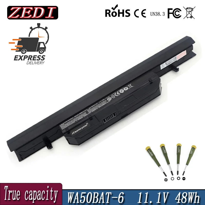 Аккумулятор ZEDI 11 1 В 48 Втч 62 для ноутбука Clevo WA50 Thunderobot G150MG mechanic M511 MG150 M510A