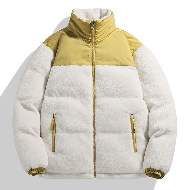 

2022 New in Winter Cotton Padded Coat Thickened Men's Young and Middle-aged Warm Jacket Double Sided Bread Jacket