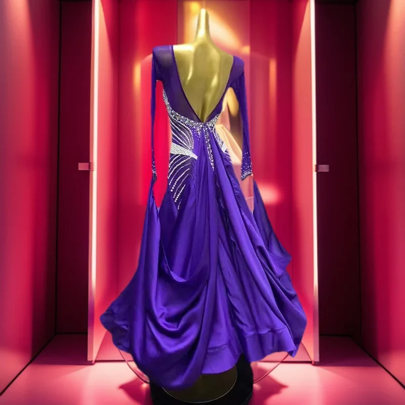 Индивидуальная модная новая фиолетовая инкрустированная бриллиантами