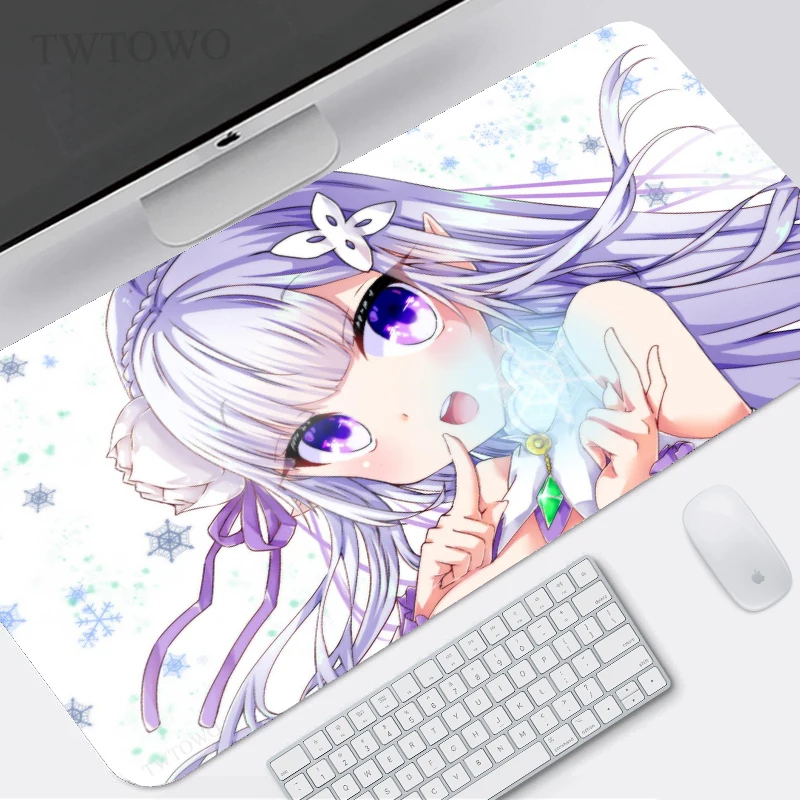 

Геймерский коврик для мыши Rem Re Zero XL, новинка под заказ, коврик для мыши XXL, коврик для клавиатуры, настольные коврики, Противоскользящий ковр...
