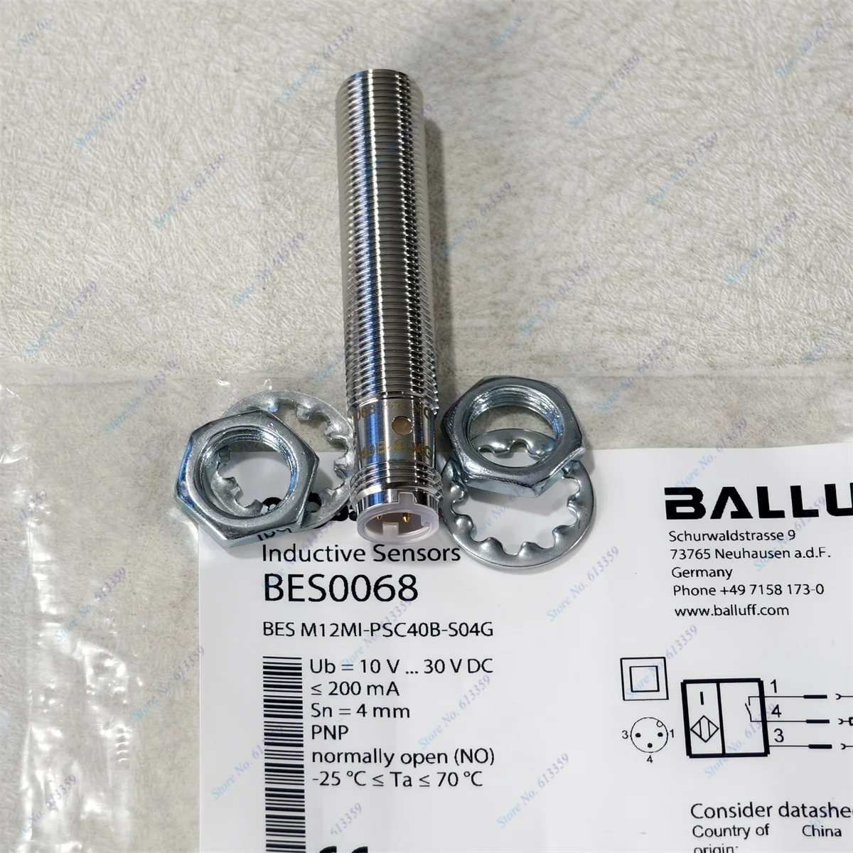 Новые оригинальные электронные датчики ближнего света BES0068 от BALLUFF