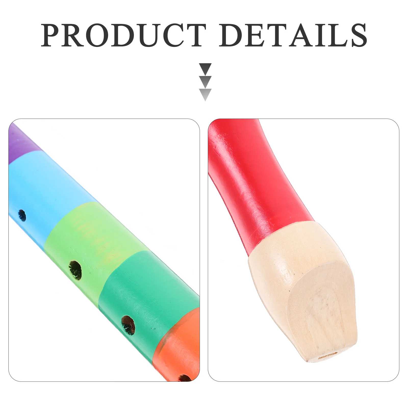 8 Флейта с отверстиями записывающее устройство деревянный легкий спускающийся