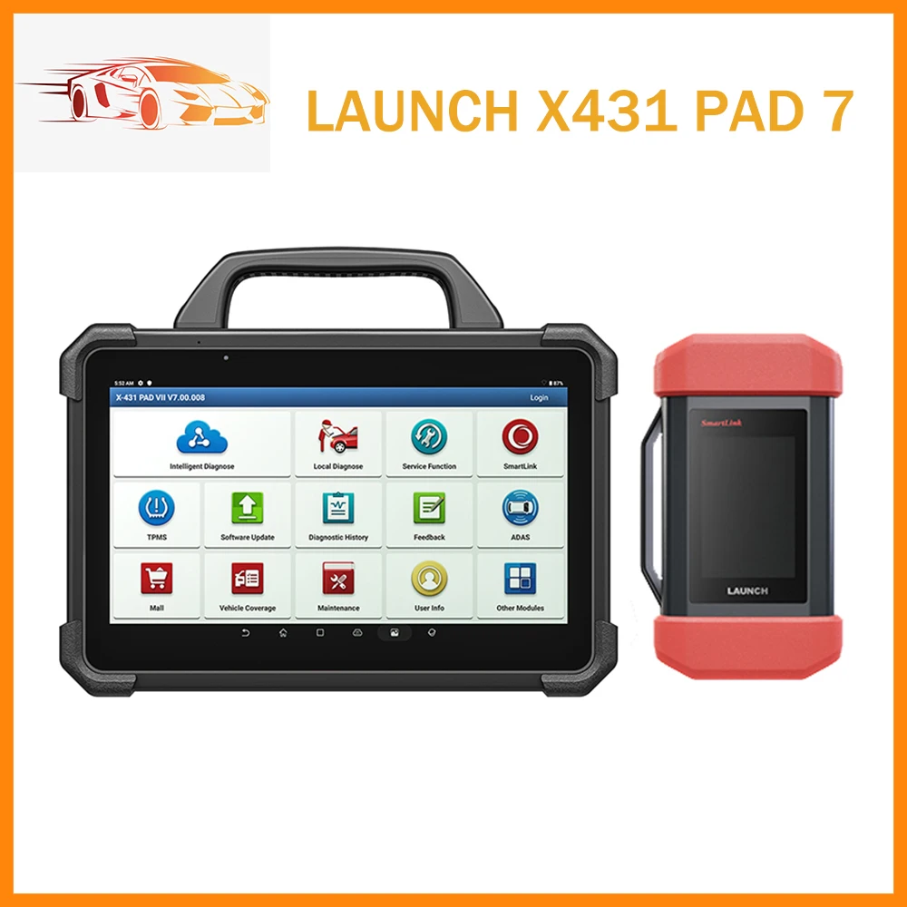 

2023 LAUNCH X431 PAD 7 VII PAD7 PADVII Car Diagnostic Tools J2534 Smartlink Automotive Scanner Auto Diagnost Online Programming