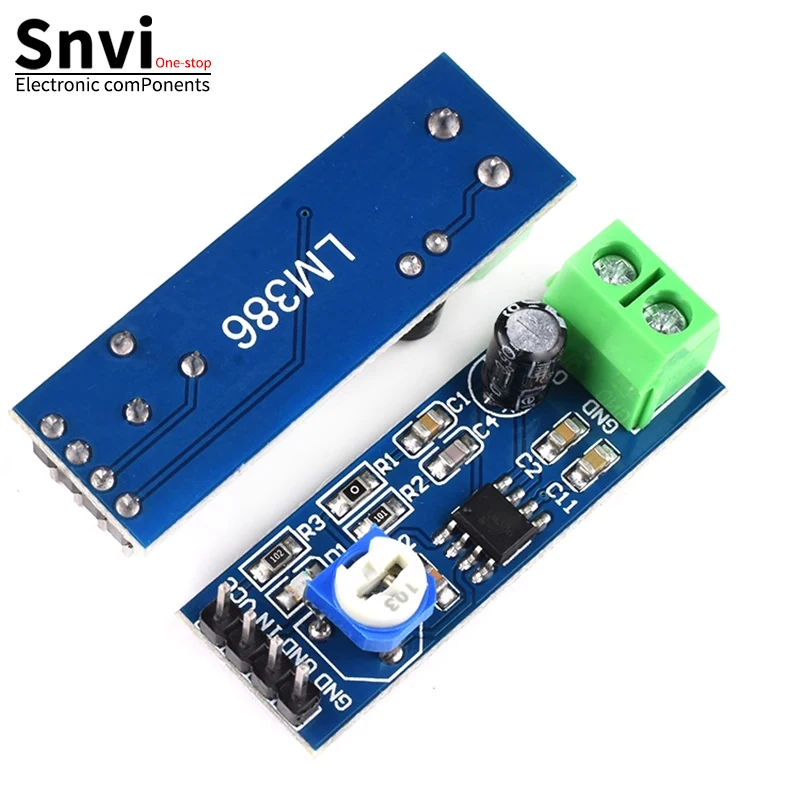 Snvi LM386 модуль усилителя мощности звука плата с усилением 200 раз моноусилитель