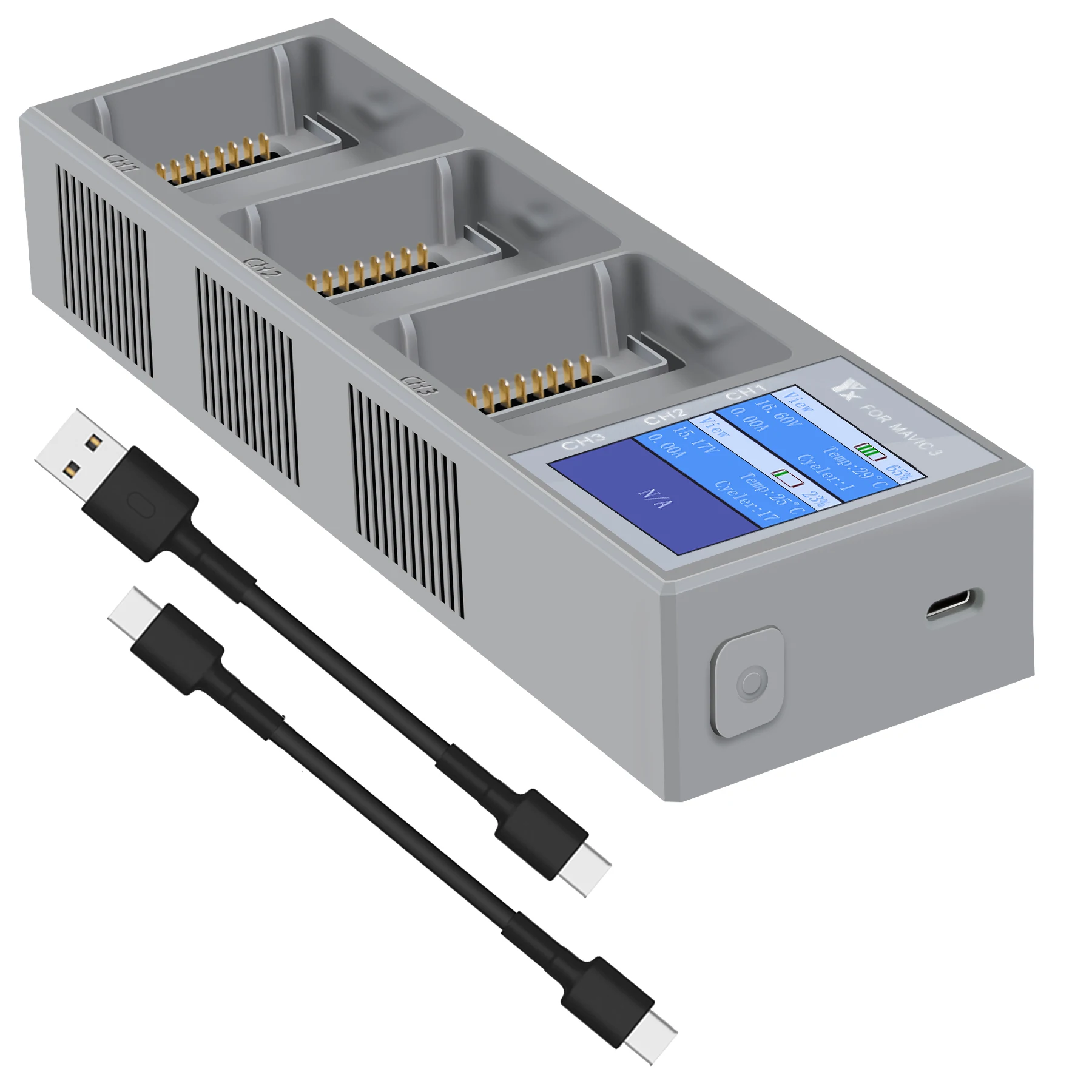 

For DJI MAVIC 3 Digital Display Charger USB Charger Accessories