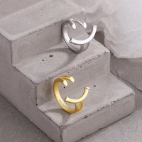new simple smiley open bracelet for women girls new fashion fashion adjustable jewelry gift party temperament jewelry gift