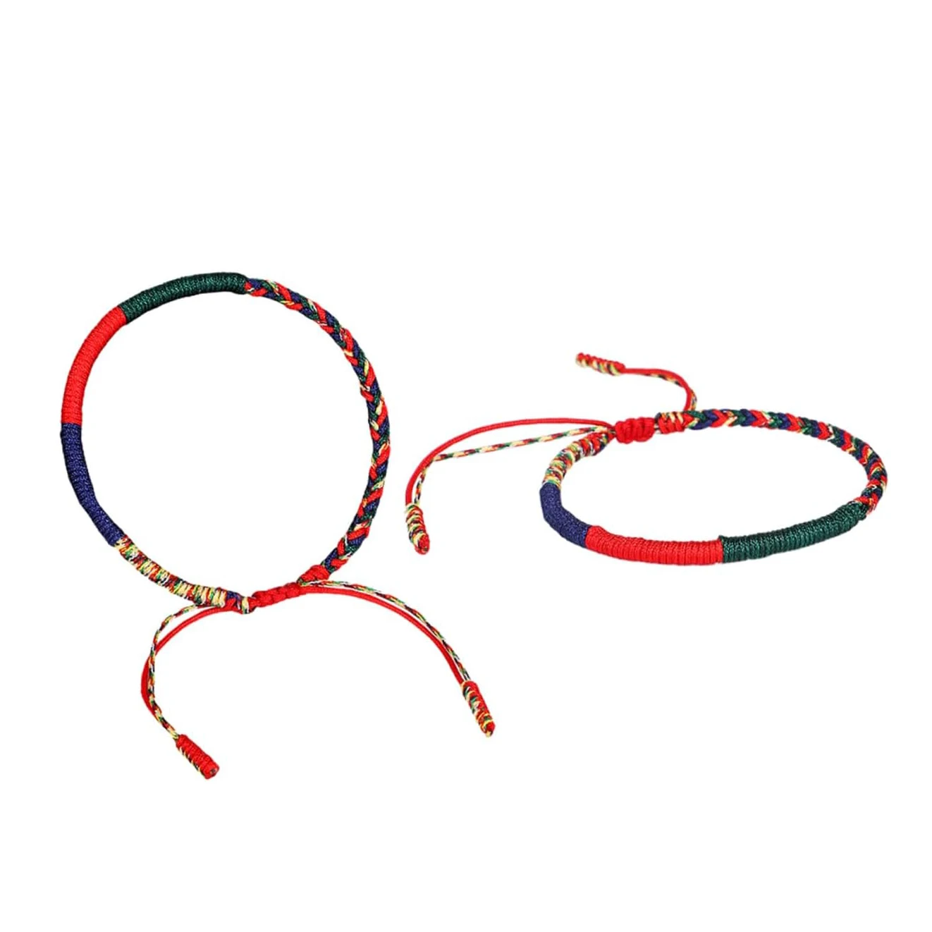 Браслет женский ручной работы тибетский буддизм счастливый монах узел веревка