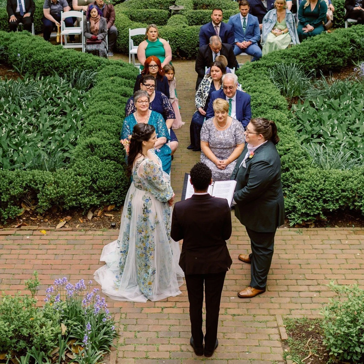 Свадебное платье с длинными рукавами епископа по индивидуальному заказу