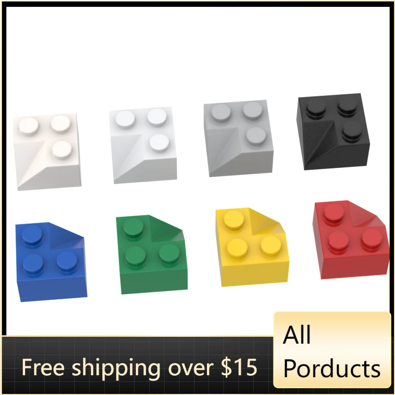 Высокотехнологичные сборные детали 3046 2x245 градусов, 10 шт., набор строительных блоков, сменные детали, игрушки для детей, подарки