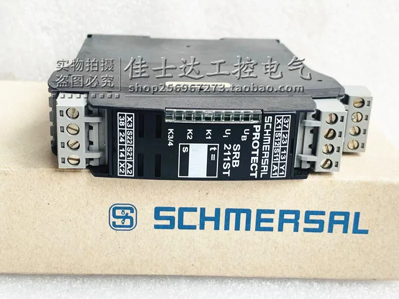 Оригинальное реле безопасности SCHMERSAL SRB 211ST-24V на складе
