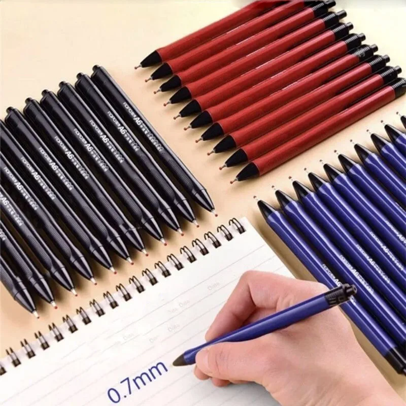 

2pc Black 0.7 Patterns are randomly sent European Standard Needle straight liquid Full needle Gel Pens