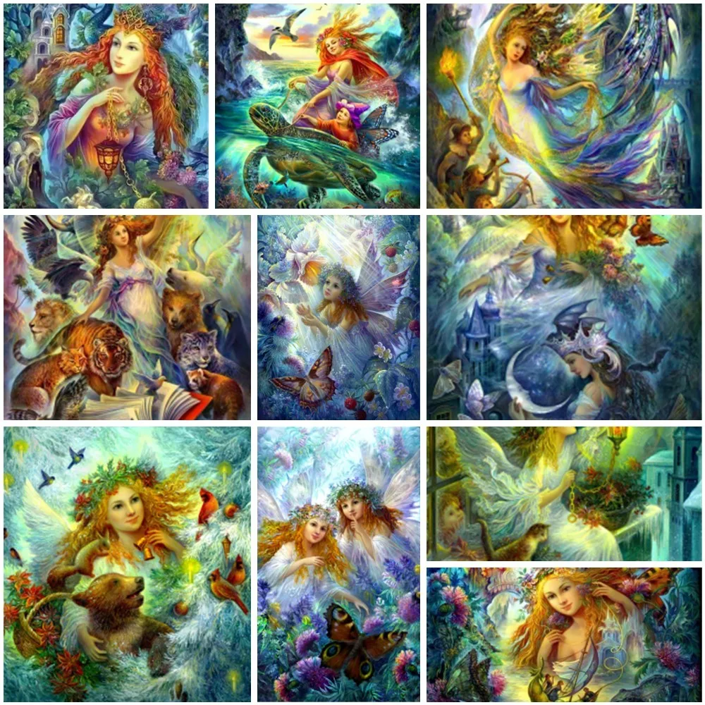 

Goddess Of Nature Paint Number Paintings Acrylic Paint Crafts Kits For Adults Decoration Home Mother's Gift 2023 HOT