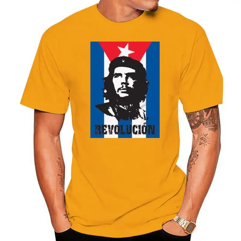 

Новая мужская футболка с изображением революционера Кубы Хе Гевара, забавная дизайнерская футболка для мужчин и женщин, дышащая футболка премиум класса с графическим рисунком