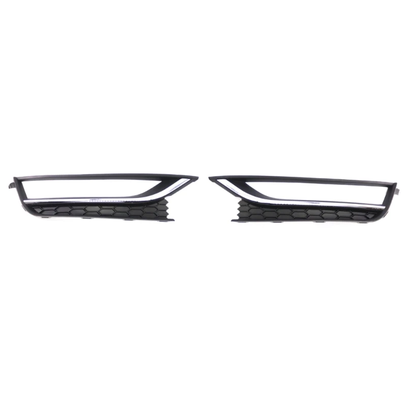 

Front Bumper Fog Light Grille Cover Black Trim For 12-15