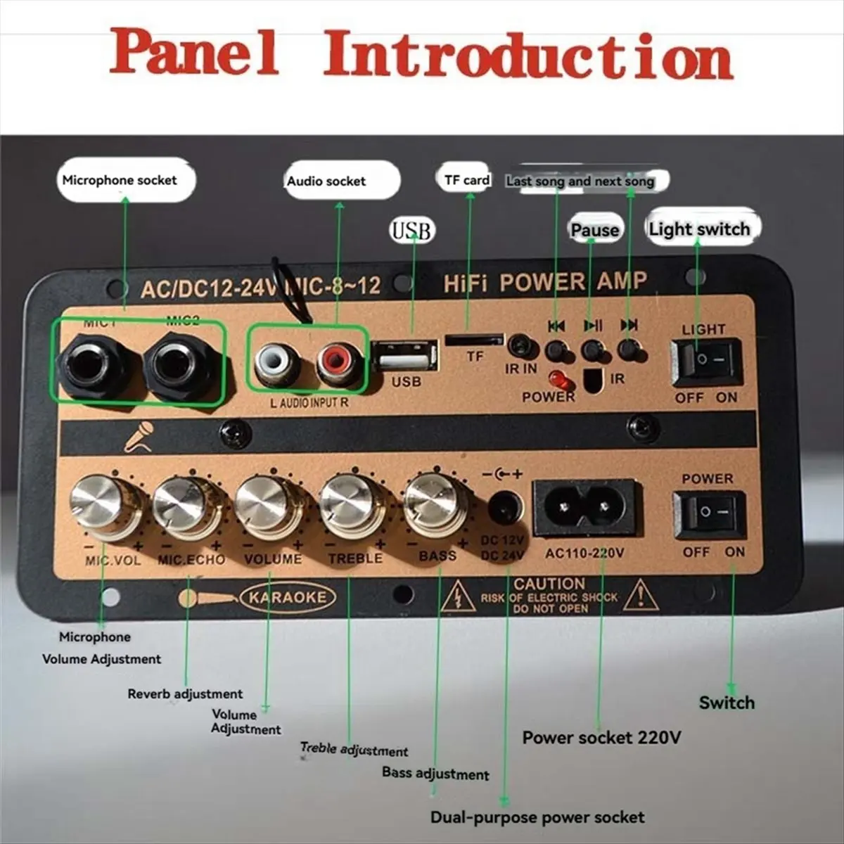 *ABDH DC12V24V 110V-220V 30W аудиоусилитель Bluetooth плата с оптическим сабвуфером аудио усилитель для дома автомобиля вилка европейского стандарта (art.: 3920d2d656bdb) - 3920d2d656bdb