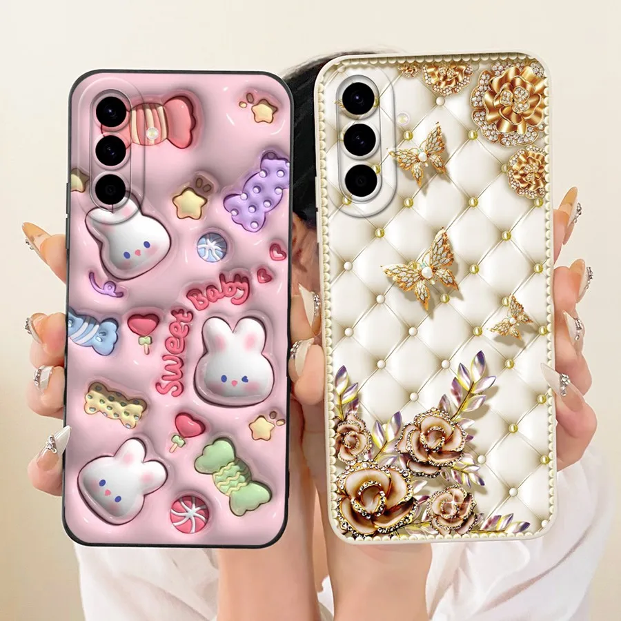 Фото Чехол для Samsung Galaxy A27 5G с рисунком бабочки, задняя крышка с рисунком бабочки для SM-A276E A276B, корпус телефона, мягкий жидкий силиконовый чехол №1