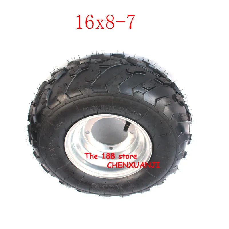 Самые популярные GO KART картинг детская коляска ATV UTV 16X8-7 дюймов колеса бескамерных