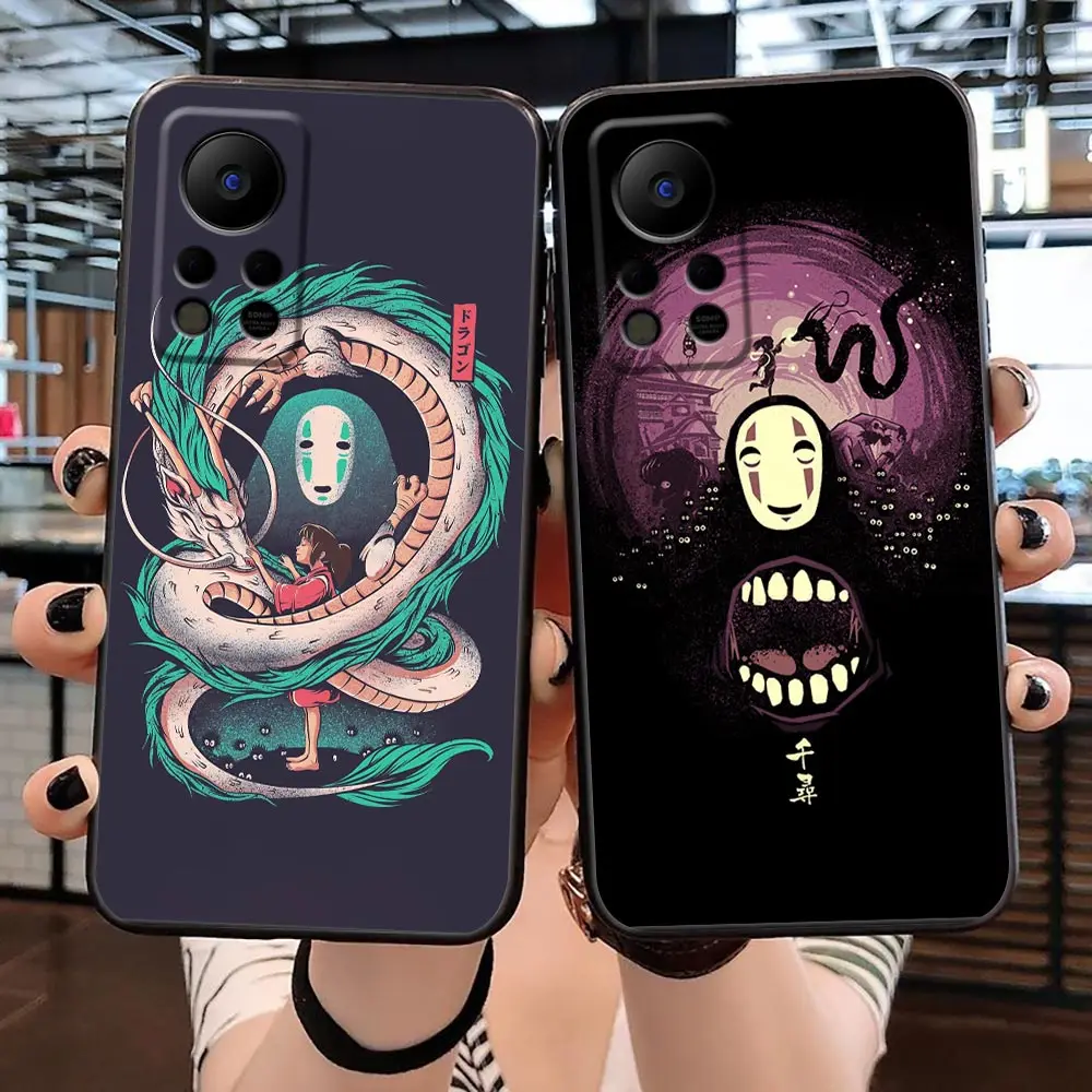 

Case For Infinix TECNO SPARK 7 6 Go 5 Pro HOT 20 20I 20S 12 12I 11 11S 10 10I 10S 9 Play Case Para Spirited Away Totoro No Face