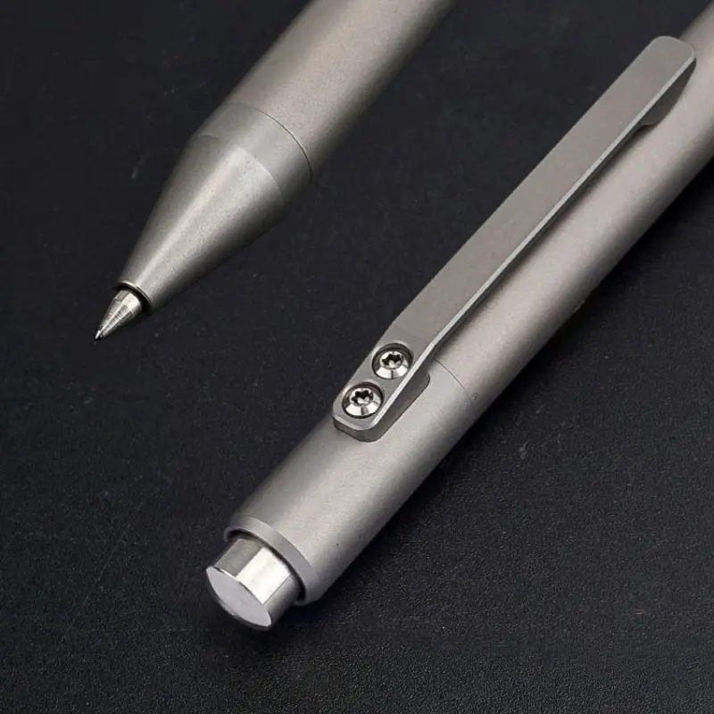 Ручка для письма с гелевыми чернилами из титанового сплава роскошный подарок