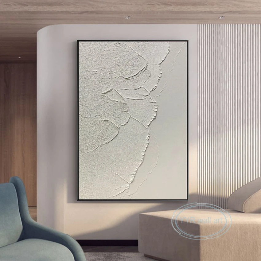 

Черно-белая абстрактная картина маслом YYR wall art