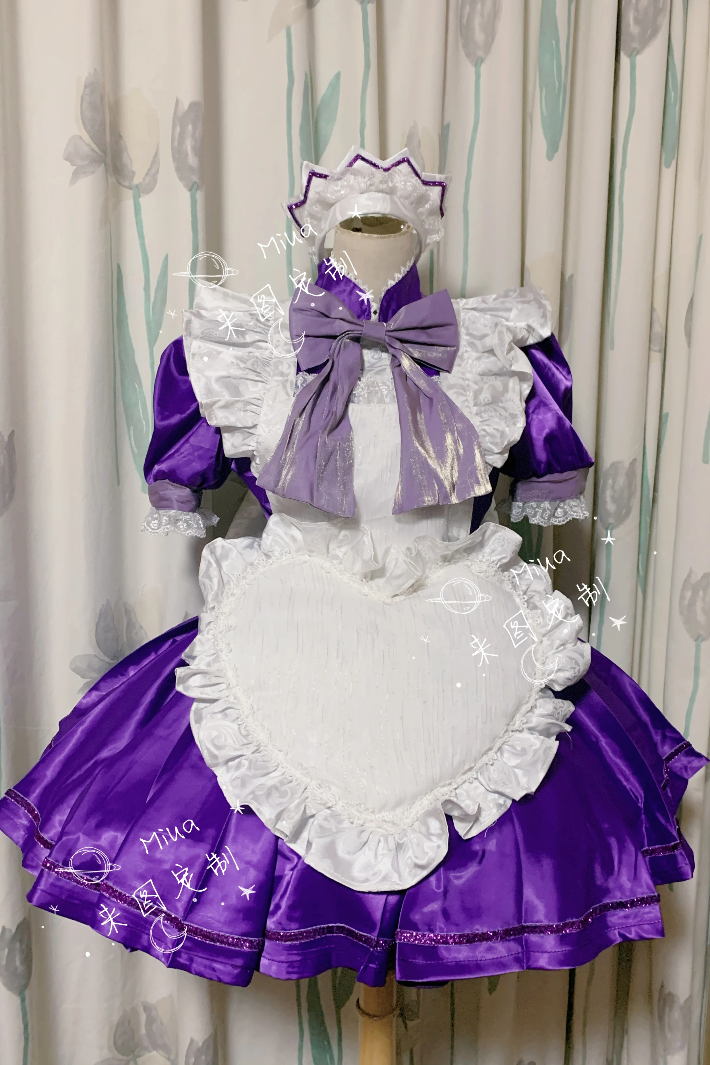 

COS-KiKi [Customized] Anime Tokyo Mew Mew Fujiwara Zakuro Maid Dress Cosplay Costume Lovely Uniform Halloween Party Outfit