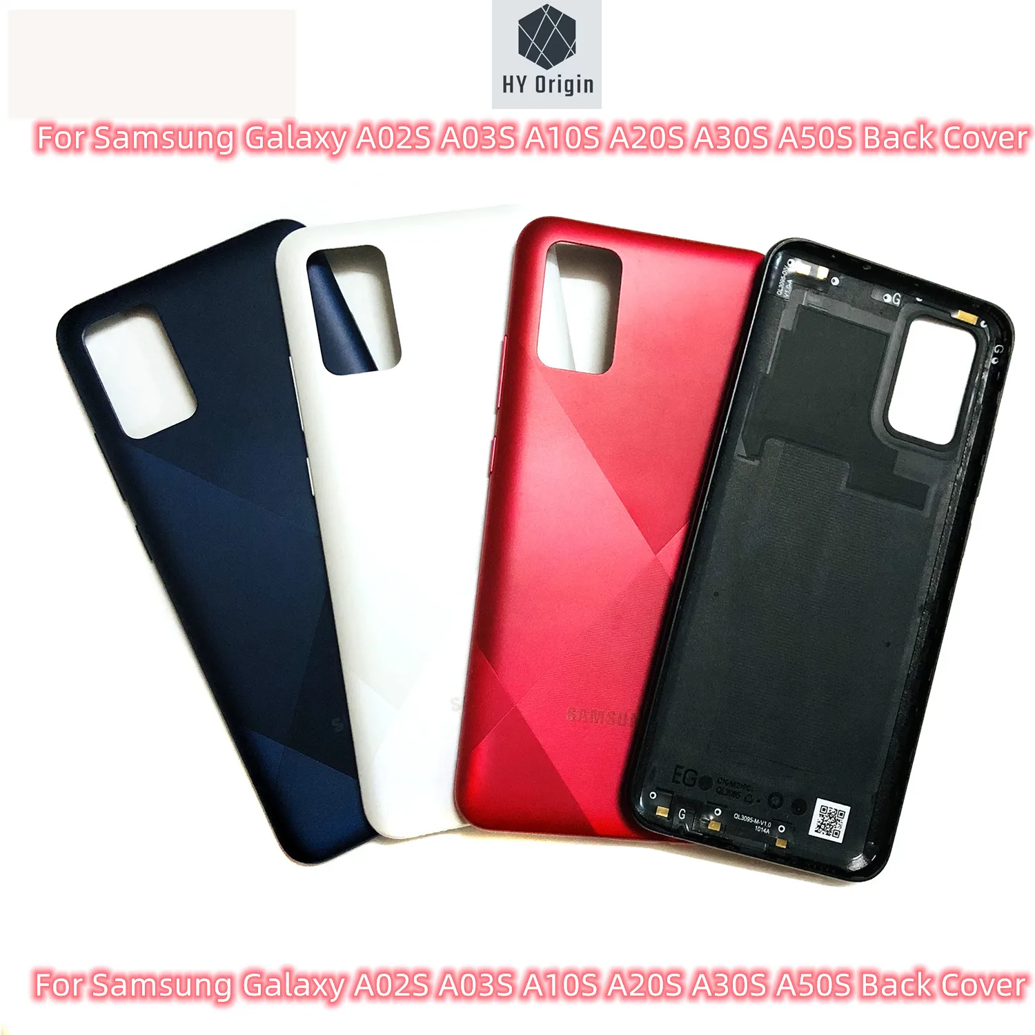 

10 PCS For Samsung Galaxy A02S A03S A10S A20S A30S A50S A70S Phone Back Cover Battery Cover