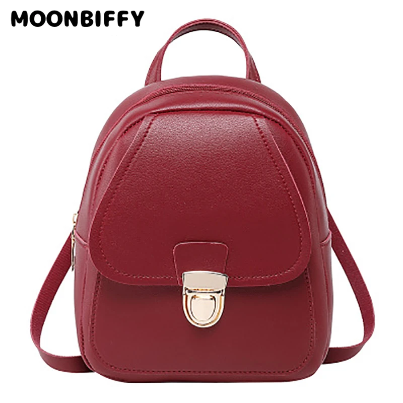 

Рюкзак для девочек в Корейском стиле, модный многофункциональный маленький рюкзак, женские сумки на плечо, женский рюкзак, школьная сумка