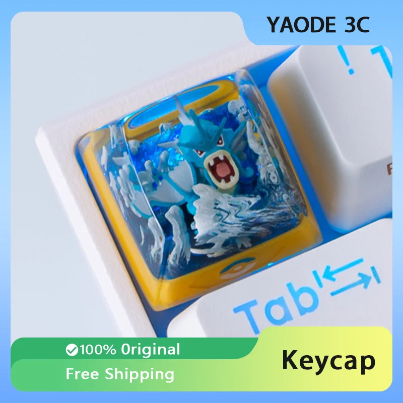 PTCG Покемон колпачок механическая клавиатура резиновая прозрачная