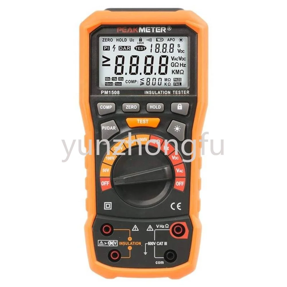 

1000 В тестер изоляции Megger PM1508 такой же, как F1508 портативный Мегаомметр