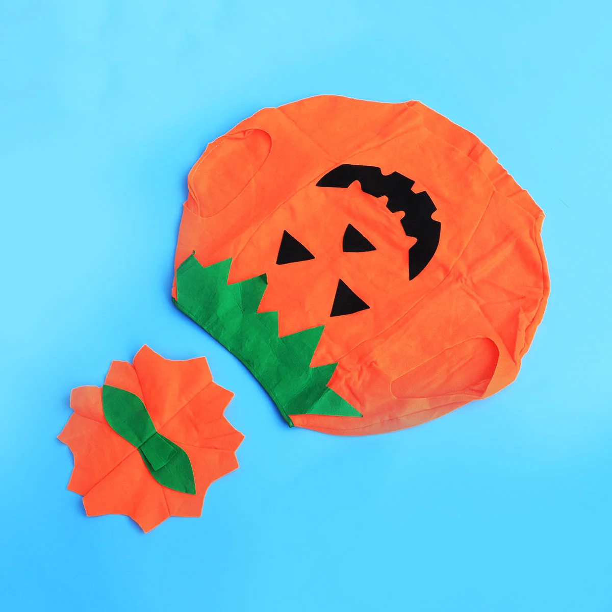 

Cartoon Pumpkin Performance Costume Set Jack Lantern Cloak with Hat Party Accessories Props for Boys